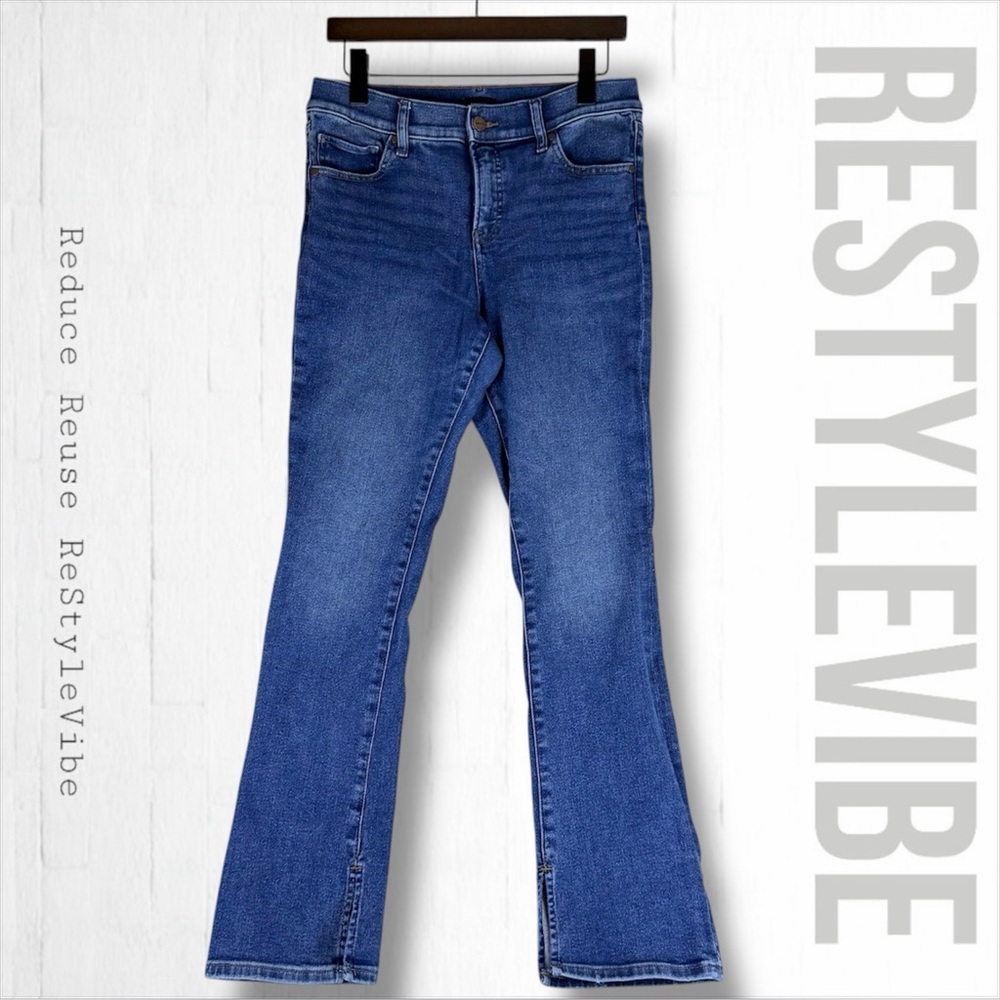 EXPRESS Women’s Size 8S Denim Jeans Skyscraper Style Stretch Mid Rise Fit